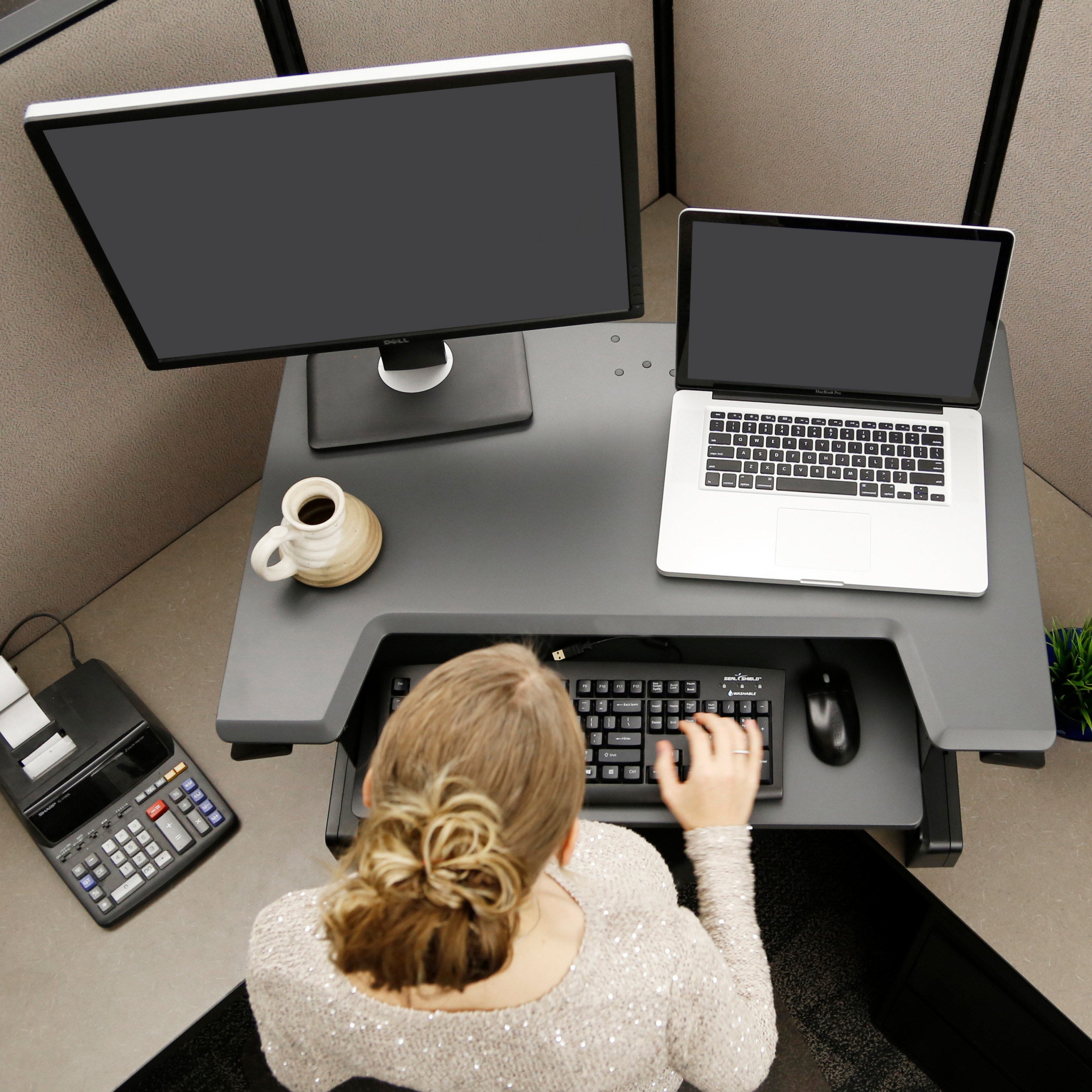 Ergotron workfit t standing desk