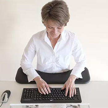 Arm support for desk, desk extender for pregnant women