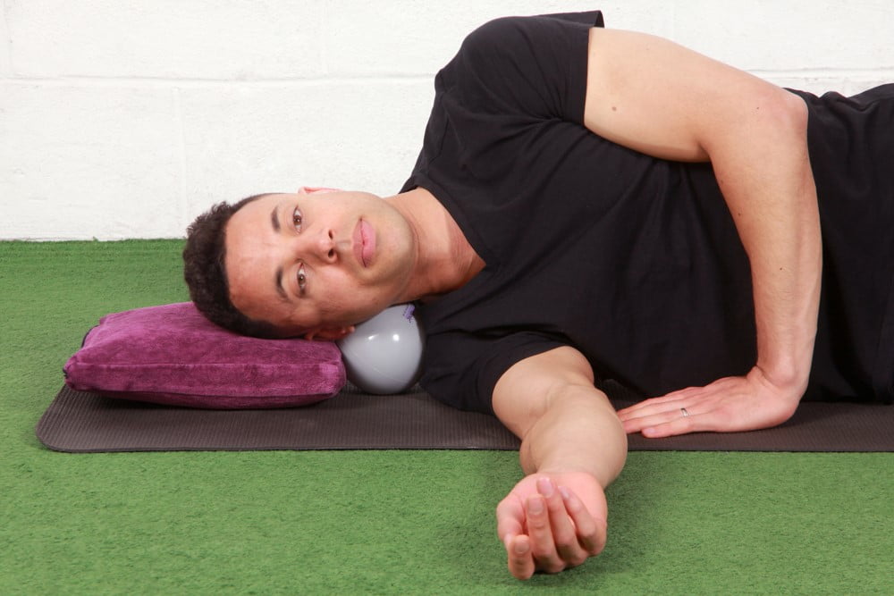 Side of the neck stretch
