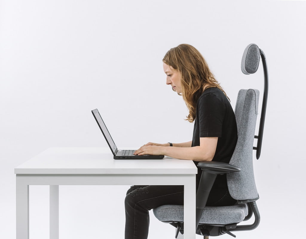 Neck pain from using a laptop