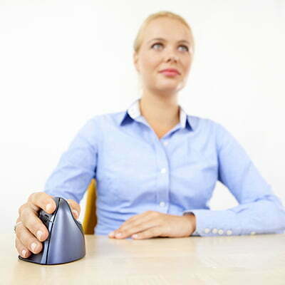 Evoluent vertical handshake ergonomic mouse