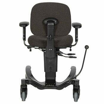 Vela Tango 700, active seat in black - back view