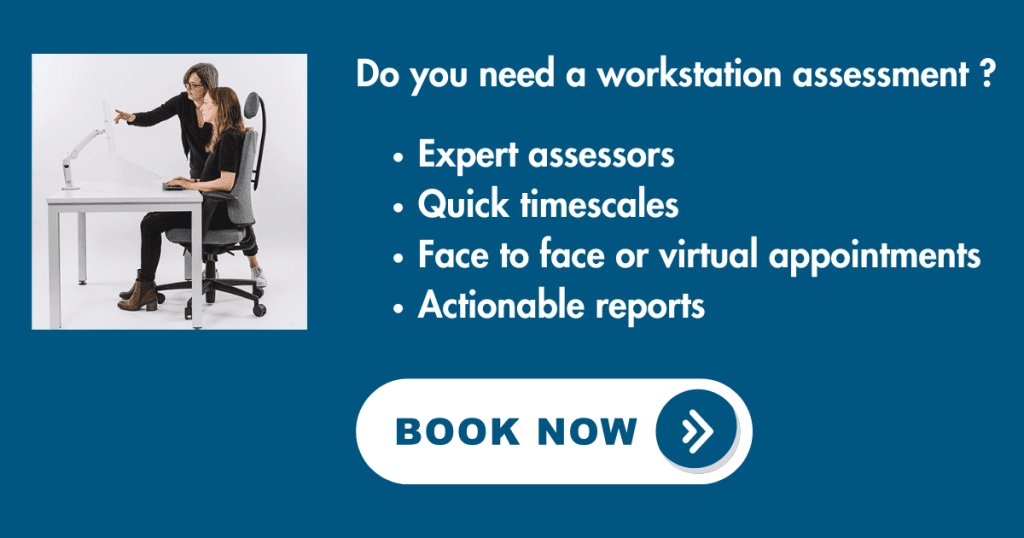 Book a workstation assessment button