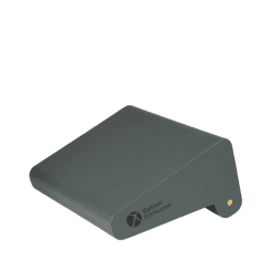 This ergonomic foot rest has been designed by Bakker Elkuizen to improve comfort and circulation while sitting.