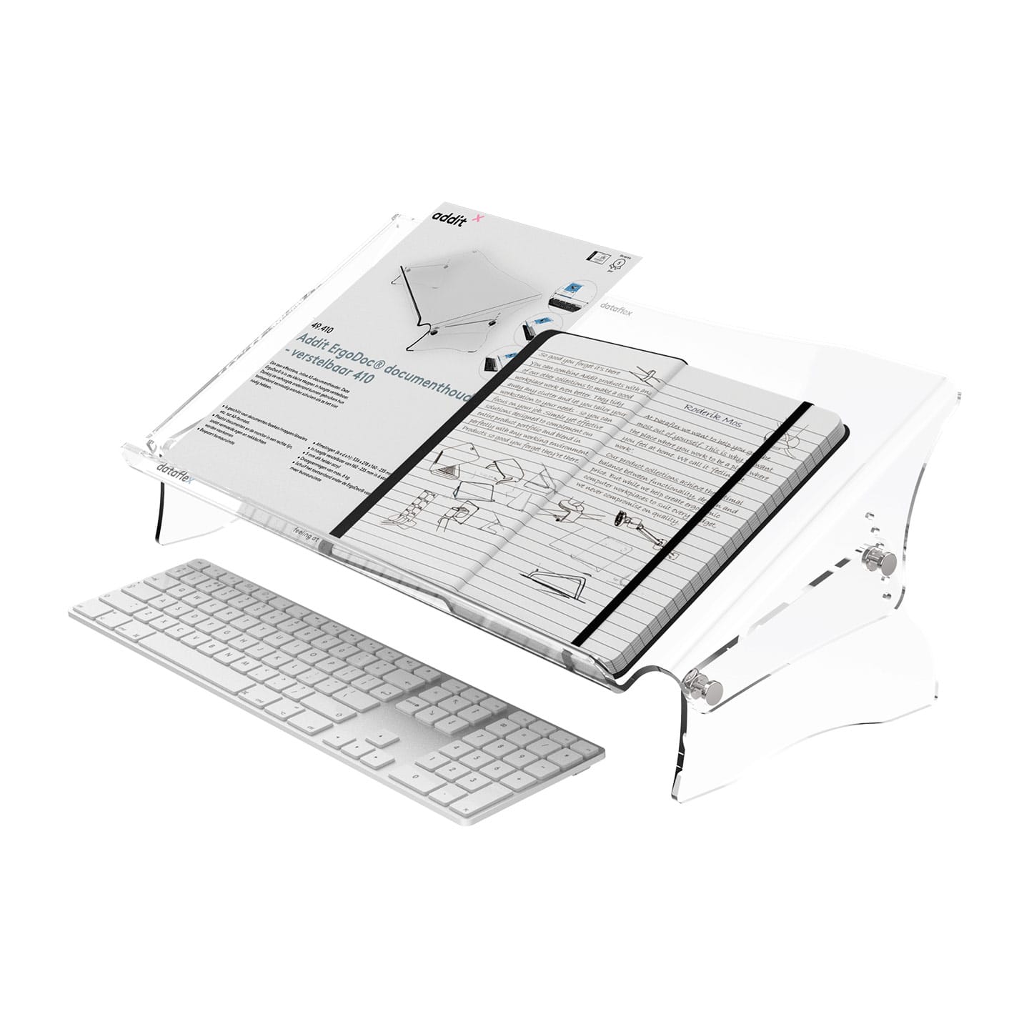 Dataflex Addit ErgoDoc Document Holder - Adjustable 410